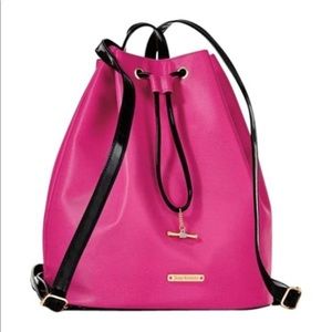 Juicy Couture Hot Pink Drawstring Backpack